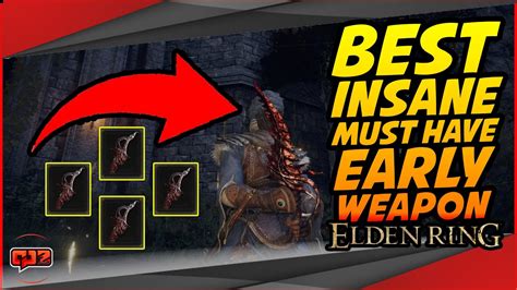 ELDEN RING REDUVIA BLOOD DAGGER BEST INSANE MUST HAVE EARLY WEAPON