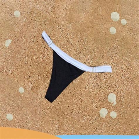 String Bikini With Triangle Bra Without Padding Perfect For Tan Lines Moda De Mujer SHEIN