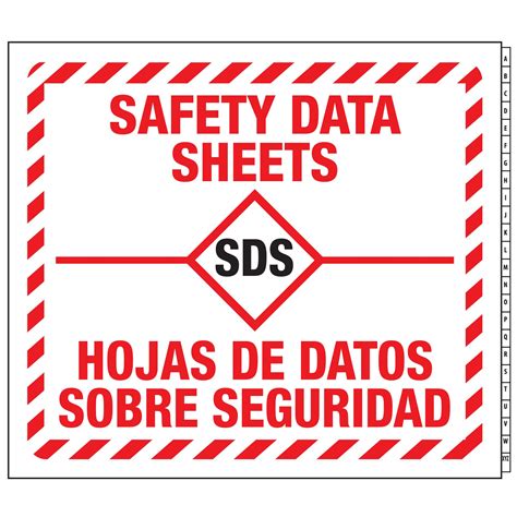 Safety Data Sheet Binder Cover Printables