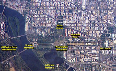 Washington DC Landmarks Map