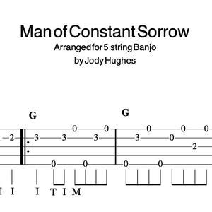 how to play constant sorrow