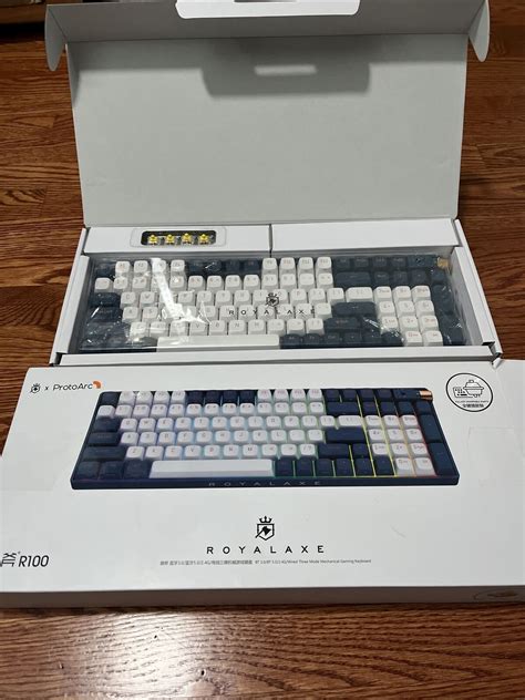 Used Royalaxe X Protoarc R Wireless Mechanical Keyboard Hot Swappable Wired Ubb Threads