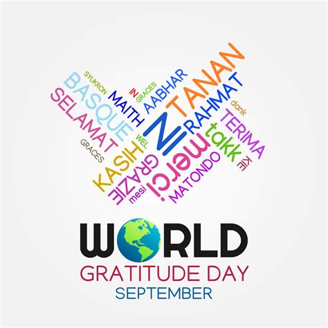 world gratitude day vector illustration 5348832 Vector Art at Vecteezy