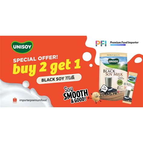 Jual Unisoy Black Soy Milk Susu Kedelai Hitam Shopee Indonesia