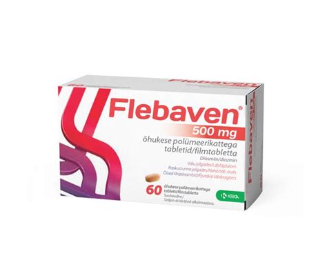 Flebaven 500 mg filmtabletta 60 db | BENU Gyógyszertár