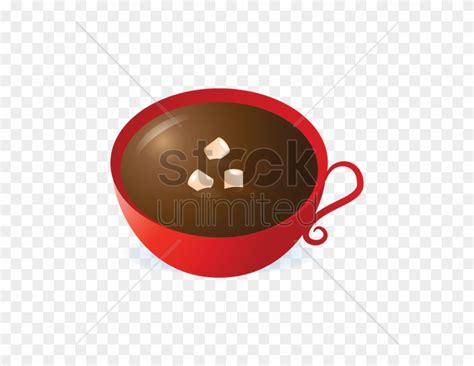 Download Cup Of Hot Chocolate With Marshmallows V矢量图形 Hot Chocolate