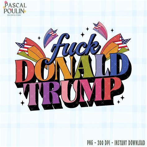 Fuck Donald Trump Anti Trump Png Subtle Fuck Trump Flower PNG Anti Trump Floral Png FDT Png