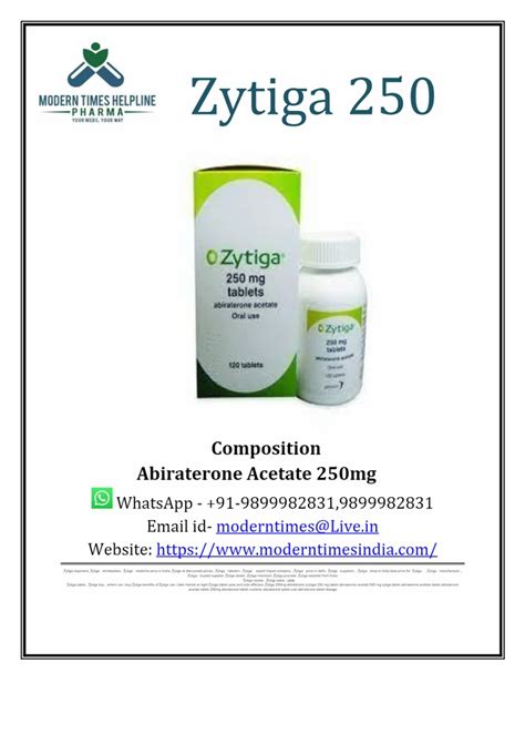 Abiraterone Acetate Zytiga Mg Tablets Prescription Treatment