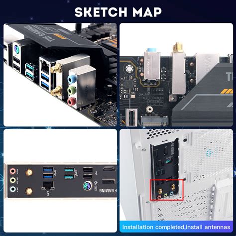 ASUS WIFI GO M.2 Card Wireless WiFi 6E for Intel AX210 Network ...