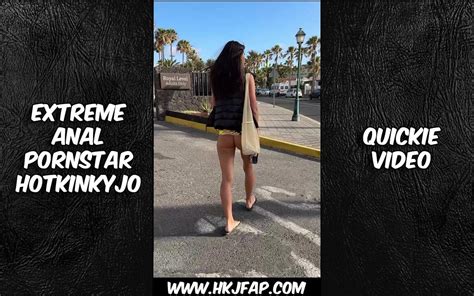 July Video Quickie Outdoor Hkj Hotkinkyjo Boobs Ass Asshole Pornstar Xhamster