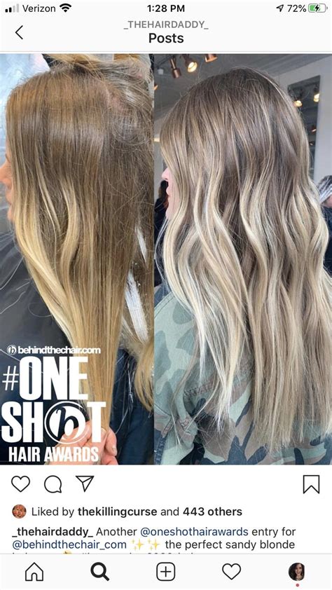 Pin By Katie Schilling On Nails And Lovely Locks Ooh La La Ombre Hair Blonde Dark Blonde Hair