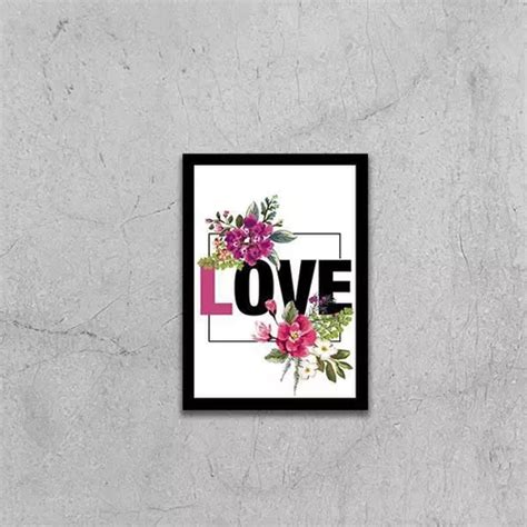 Marco Love Floral 24x18cm Mercadolibre