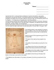 Unveiling the Vitruvian Man: Proportions and Real Data Analysis ...