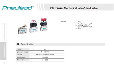 V321 Series Mechanical Valves/hand Valves Manual Valve - Buy Pneumatic ...