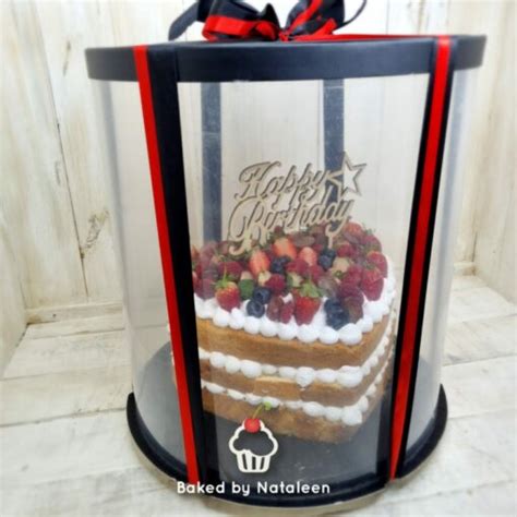 Fruity Naked Birthday Cake Baked By Nataleen