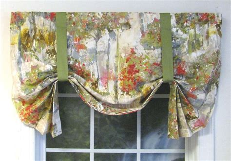 Camden Pastel White Tie Up Valance The Curtain Shop
