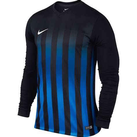 Nike Striped Division II Long Sleeve Junior Football Jersey