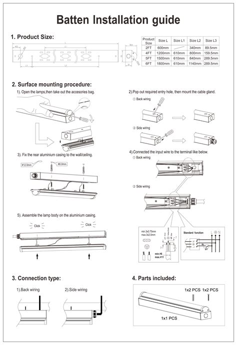 Best Led batten tube light led waterproof batten light factory and ...