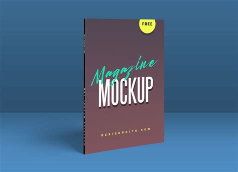 Free Paperback Magazine Title Mockup Psd Good Mockups