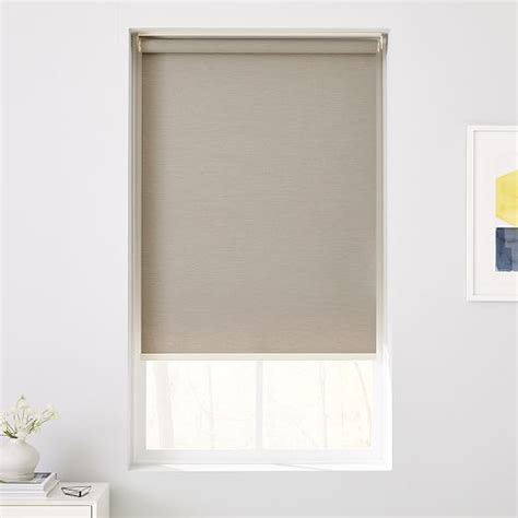 Custom Size Woven Cordless Roller Shades | West Elm