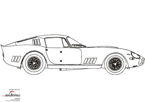 Cr Atif Coloriage Voiture Ferrari Collection Idee De Coloriage