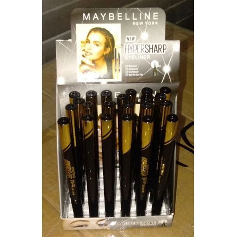 Jual Eyeliner Spidol Maybelline Hypersharp Per Box Pcs Shopee