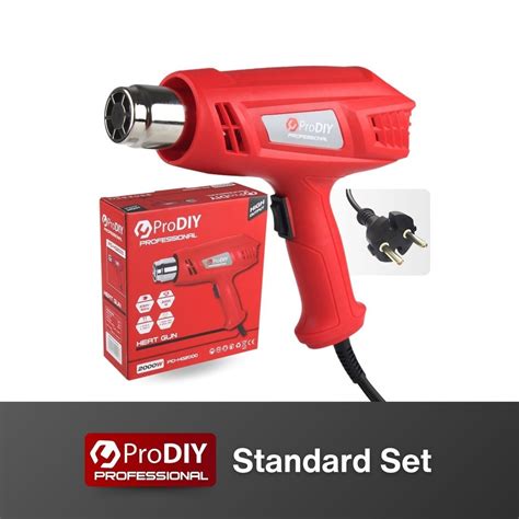Prodiy Pd Hg Electric Heat Gun W Dual Temperature Setting V Pcs Nozzle Motor Hot