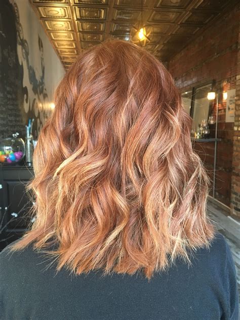 Pin by Katie Collier on Hair | Red balayage hair, Red blonde hair, Red