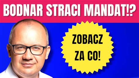 Bodnar Straci Mandat Senatora Wa Ny Ruch Romanowskiego Youtube