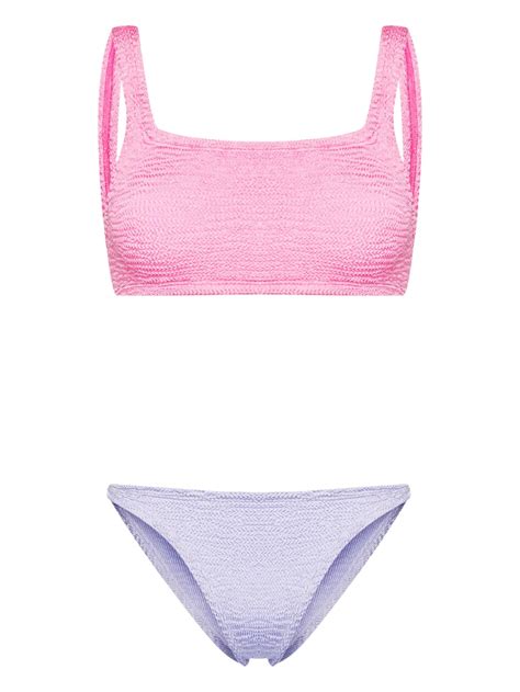 Paramidonna Emily Crinkled Bikini In Pink ModeSens
