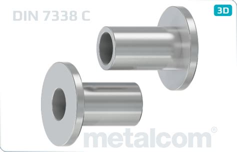 Nýty trubkové tažené - DIN 7338 C | Spojovací materiál Metalcom a.s.