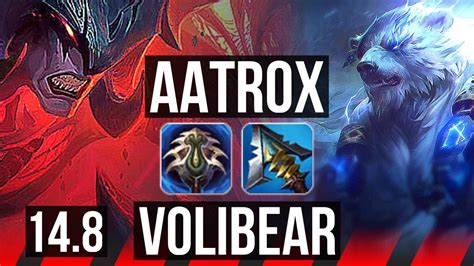 Aatrox Vs Volibear Top 1015 7 Solo Kills 1300 Games Legendary