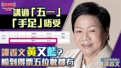 【幫港出聲精選特集】講過「五一」 「手足」唔受 譚香文黃又藍？ 輸到得票五位數都冇