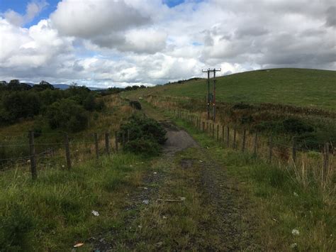 Gated Farm Track Near The M80 Motorway Steven Brown Cc By Sa 2 0