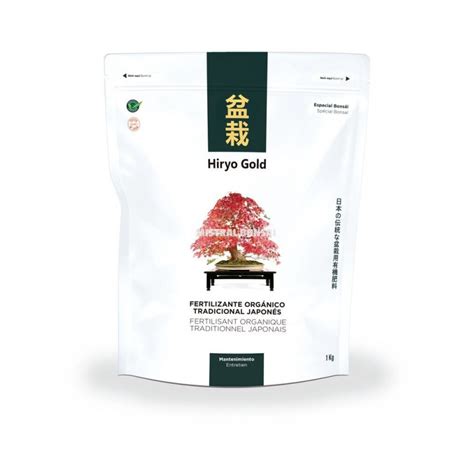 Abono órgano Mineral Hiryo Gold Mantenimiento 1kg Mistral Bonsai