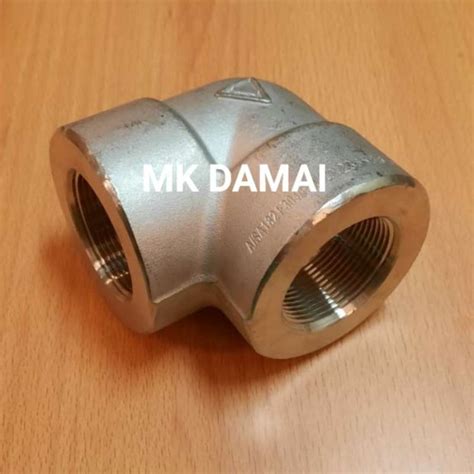 Promo Elbow Ss Class Npt Inch Knee Stainless Class