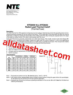 8025 Datasheet(PDF) - NTE Electronics