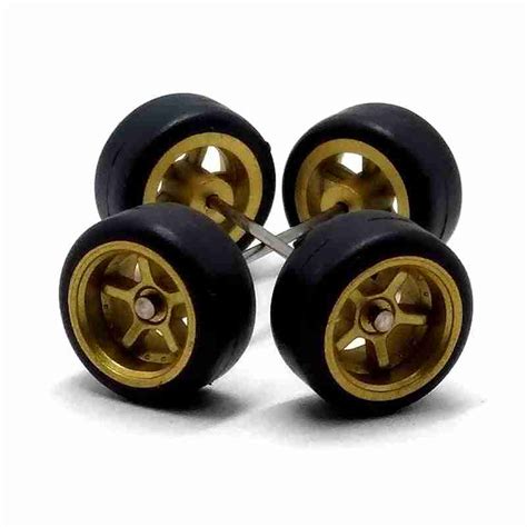 Jogo Roda Customiza O Mm Hot Wheels Jr Dourada Totalcar Miniaturas