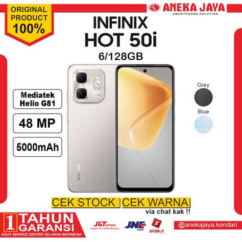 Jual Infinix HOT 50i 6GB 128GB Baru Segel Asli Pabrik Dan Garansi Resmi Kota Kendari ANEKA