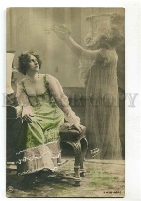 3119345 Nude Woman As GHOST Vintage TRAUT PHOTO Tinted PC Topics Risque Women Other