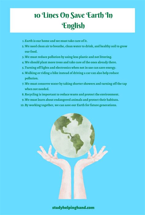 10 Lines On Save Earth In English Save Earth Essay In English Eroppa