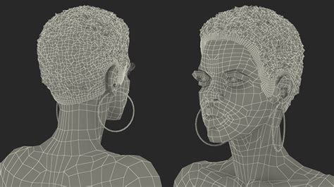 Nude Dark Skin Woman T Pose D Model Obj Ds C D Fbx Ma Max Lxo Blend Free D