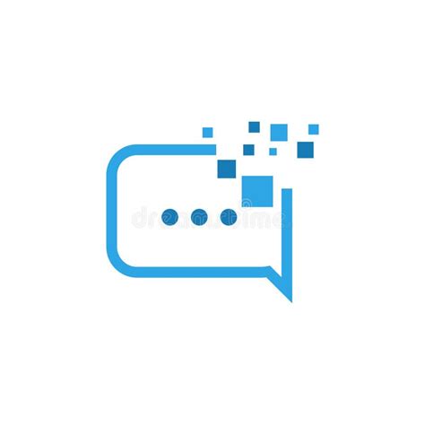 chat box graphic template stock vector illustration  media