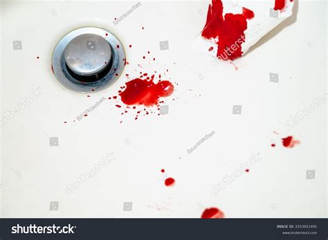 113 Blood Drop And Washbasin In Bathroom Images Stock Photos