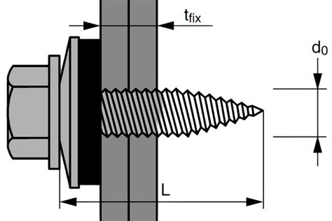 Купить винт остроконечный по металлу 4,8x20 мм, с шайбой EPDM SD O2 F ...