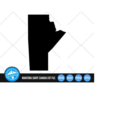 Manitoba Shape Svg Files Manitoba Cut Files Canadian Pro Inspire