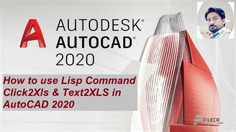 How To Use Lisp Command Click Xls Text Xls In Autocad Youtube