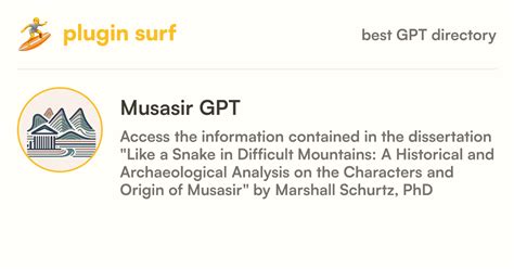 Musasir Gpt Gpt Information Latest Updates And Reviews