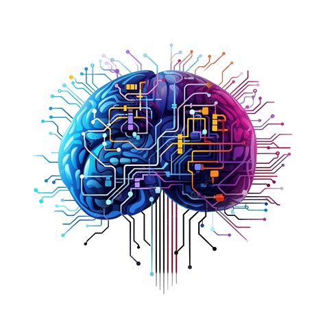 Artificial Intelligence Brain Graphic Element, Innovation, Knowledge