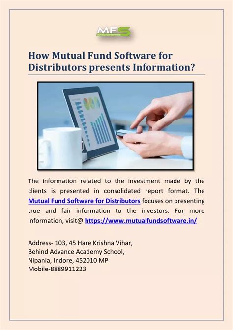 Ppt How Mutual Fund Software For Distributors Presents Information